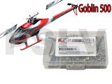GOB004   Goblin 500 Heli Stainless Steel Screw Kit